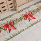 Tappeto Cucina Natalizio Antiscivolo Passatoia Natalizia Cucina lavabile Ghirlanda Natale