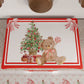Christmas Stove Cover Kitchen Cover in Digital Print Bear