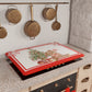 Christmas Stove Cover Kitchen Cover in Digital Print Bear