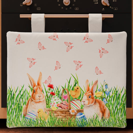 Copriforno Pasqua per Cucina in Stampa Digitale Bunny 1pz