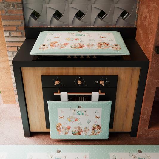 Housse de plaque de cuisson de Pâques pour cuisine en impression numérique Dolly