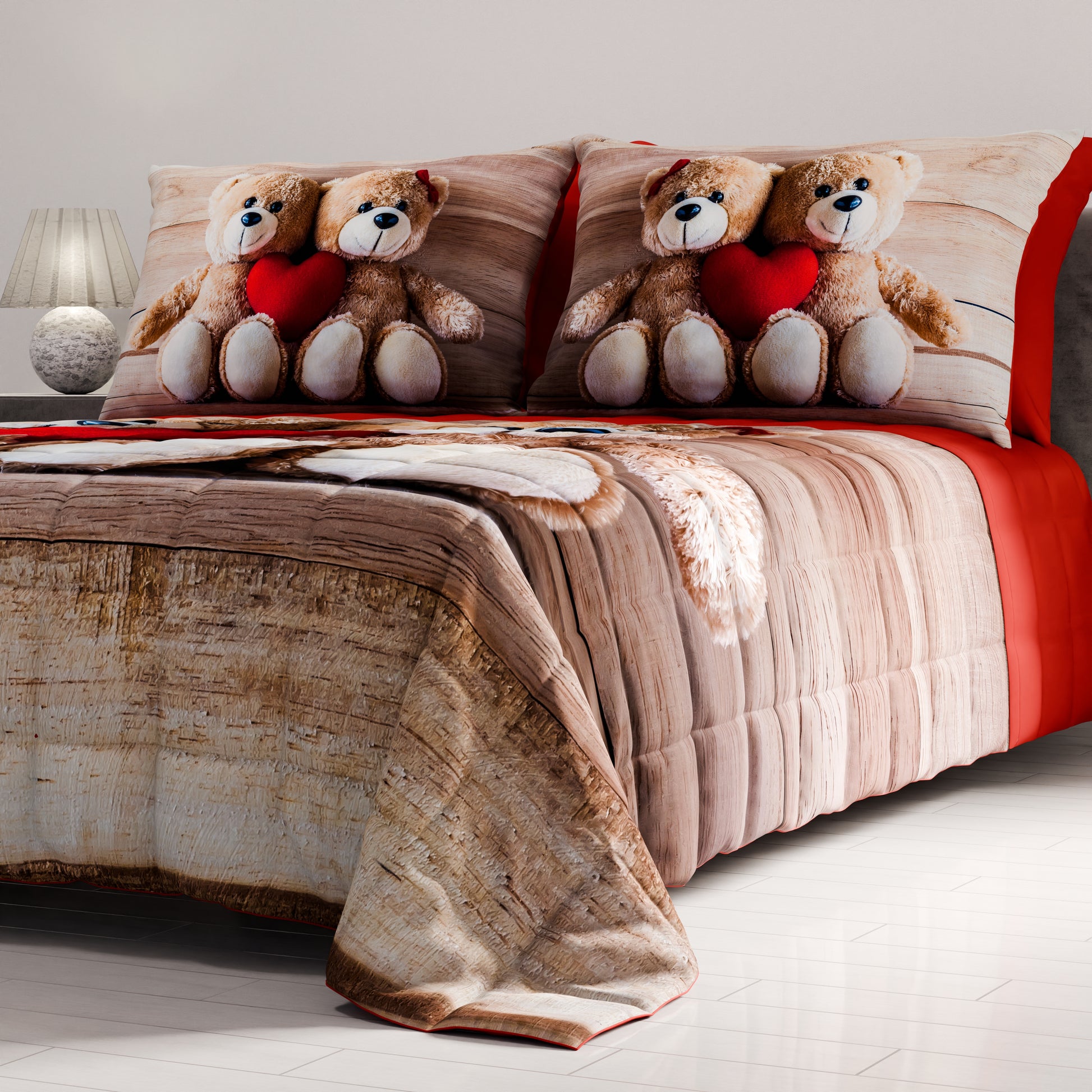 Copriletto Matrimoniale 250x250 Cm - Stampa Digitale Primavera - Foto 3