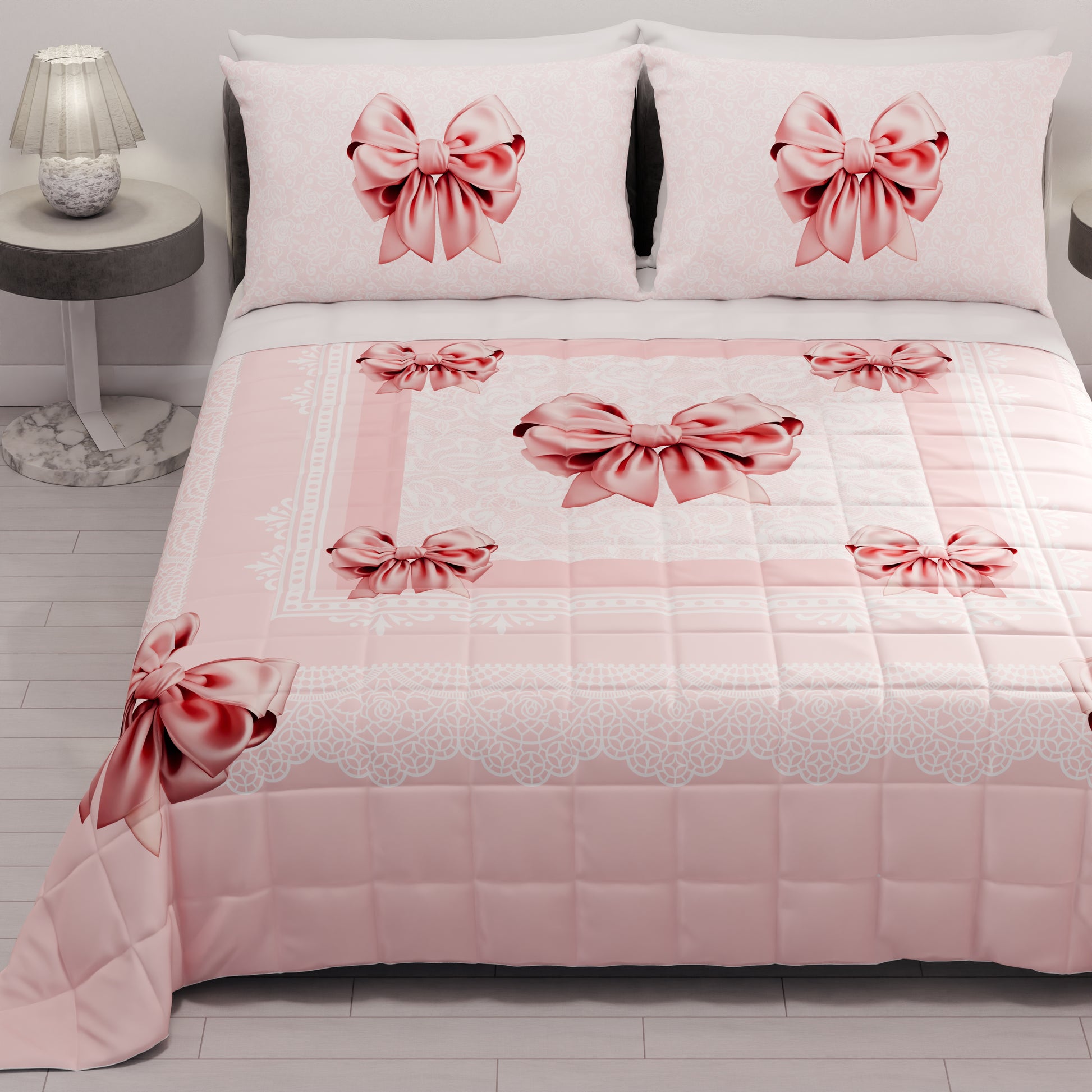 Baroni Home Trapuntino Copriletto Primaverile Estivo in Microfibra, Trapunta Estiva Matrimoniale 250x250 cm - Righe Rosa Baroni Home Trapuntino Copriletto Primaverile Estivo in Microfibra, Trapunta Estiva Matrimoniale 250x250 cm - Righe Rosa