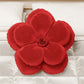 Cuscino Arredo Fiore Rosso