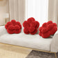 Cuscino Arredo Fiore Rosso