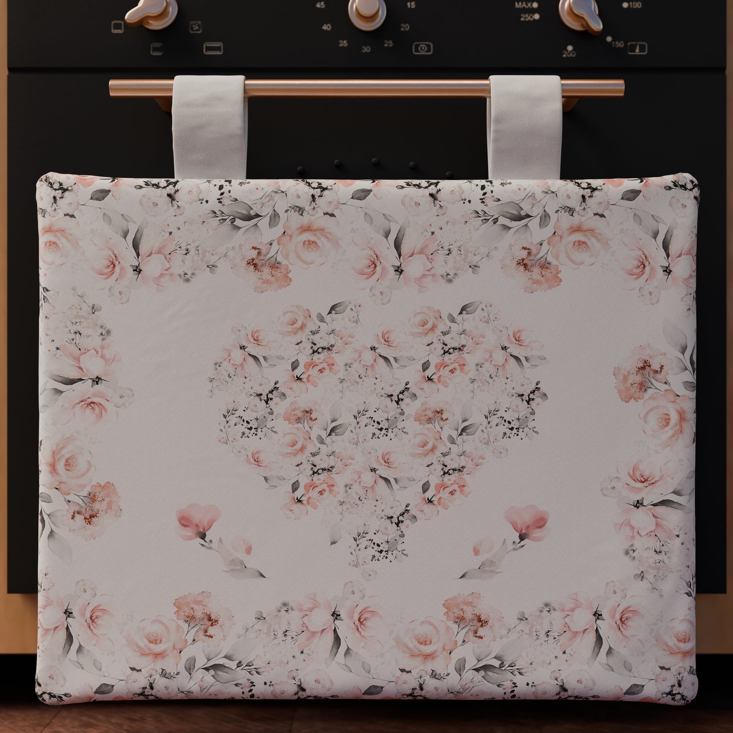 Copriforno per Cucina in Stampa Digitale Floreale-17 1pz 45x55cm