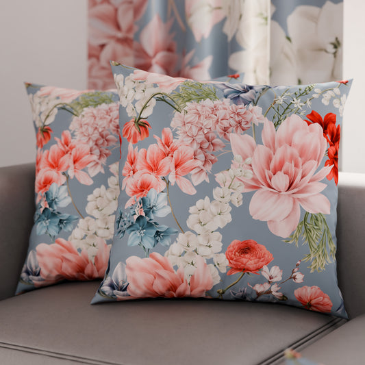 Cuscini, Copricuscini Divano, Cuscini Arredo in Stampa Digitale Floreale 19-04