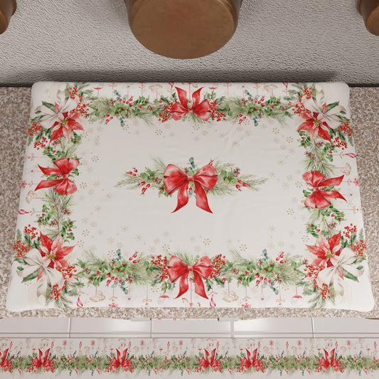 Coprifornello Natalizio Coprifuochi Cucina in Stampa Digitale Ghirlanda Natale