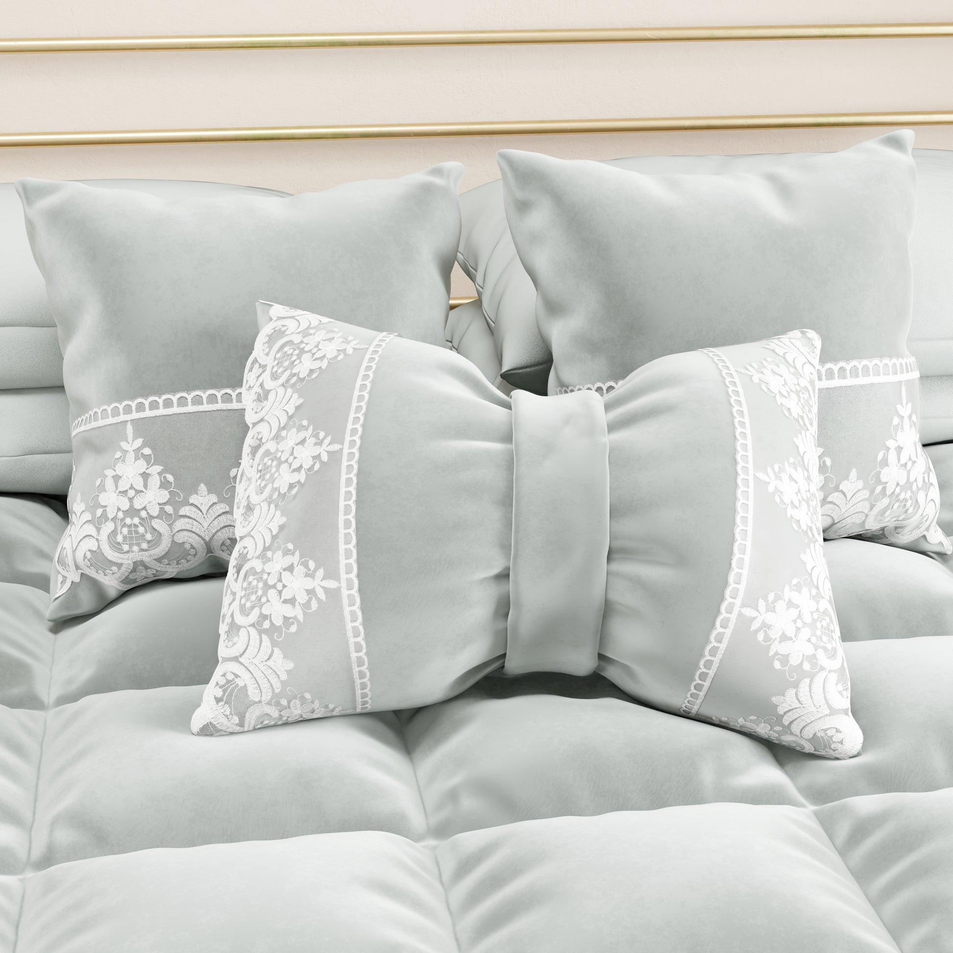 60x60 Cm Grigio JIAHANNHA Federe Cuscini Velluto Grigio 60x60cm - Set 2 Pezzi Decorativi Federe Per Divano - Foto 2