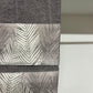 Asciugamano Bagno 1+1 con Balza in Stampa Digitale Foglia Tortora