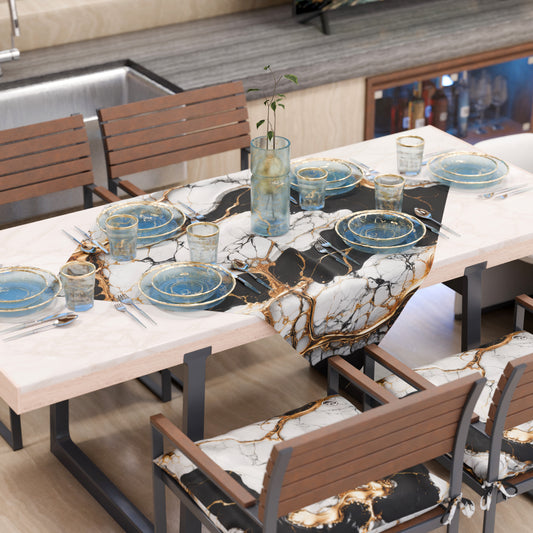 Centre de Table Moderne Effet Marbre Gildenite