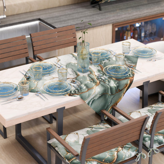 Centre de Table Moderne Effet Marbre Salvor