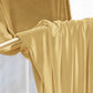 Tenda a Pannello in Velluto per Interni con Anelli, 140x180 cm, Oro