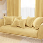 Cuscino Arredo Fiocco in Velluto 40x50 cm, Cuscino divano Oro