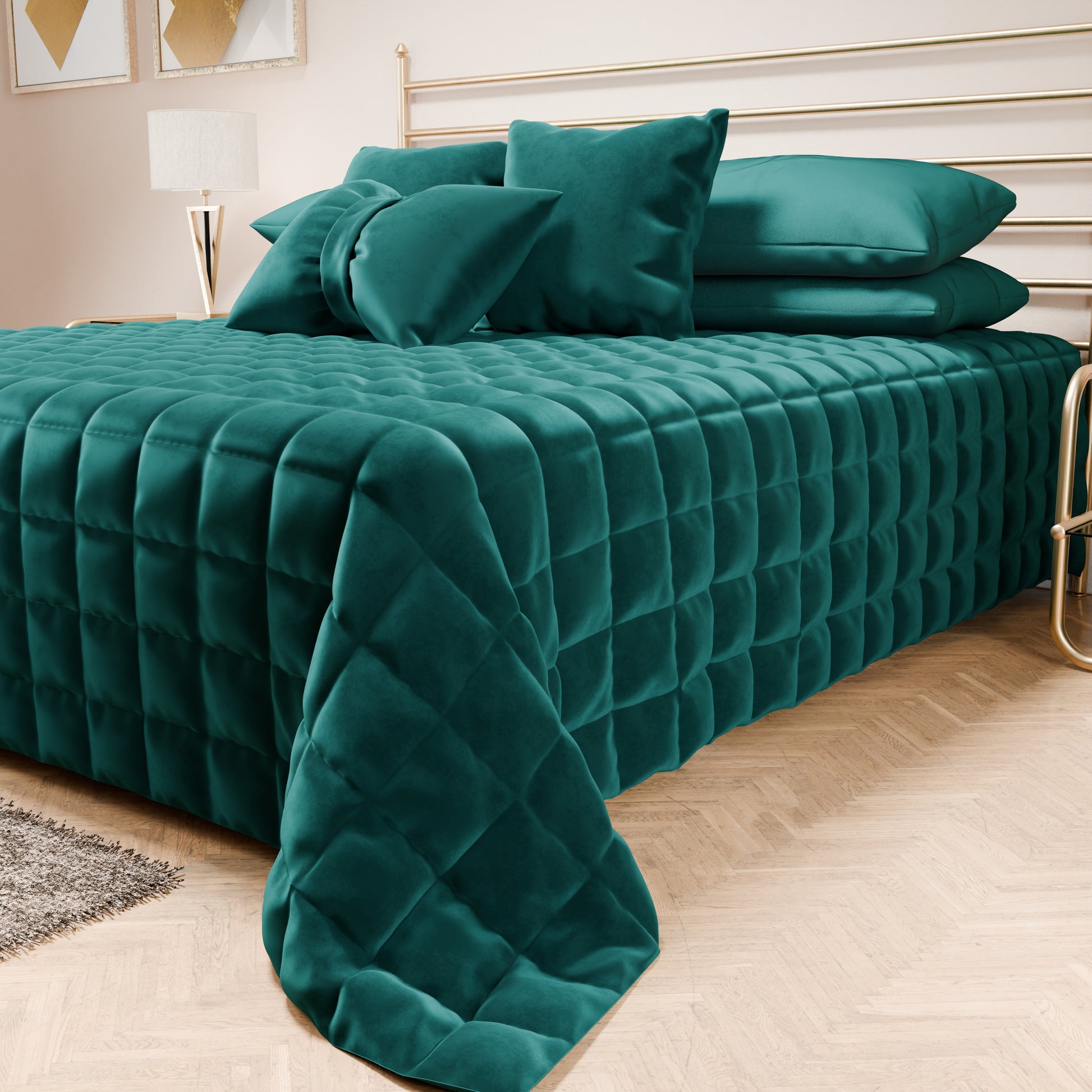 Trapuntino Matrimoniale Stampa Digitale Primavera Estate Copriletto Coperta Leggera Trapunta Primaverile Due Piazze Operedis9 - Foto 6