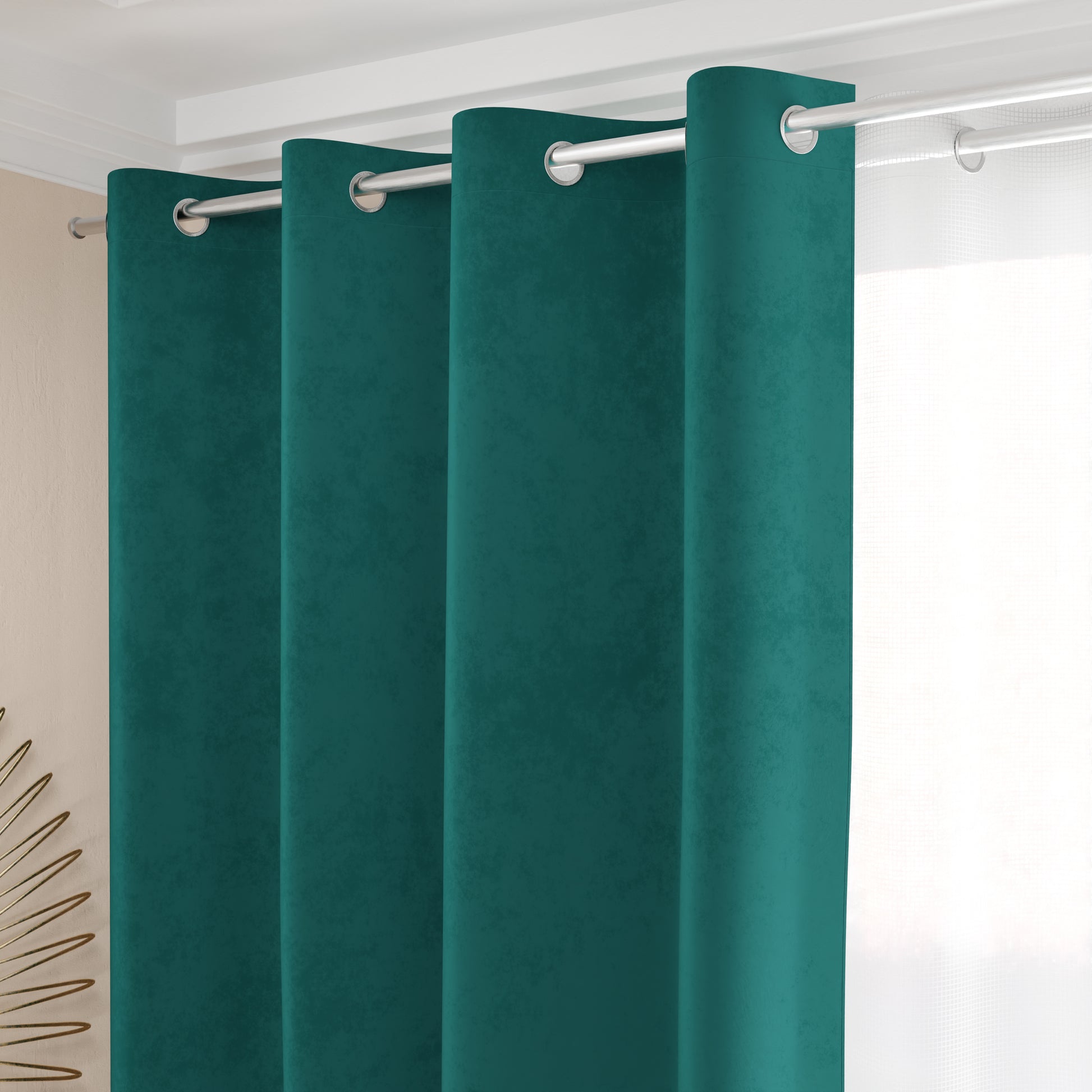 Tenda Arredo Confezionata Linea Oro Linda Colore Verde, Dimensioni E Misure Cm 140x280 Tenda Arredo Confezionata Linea Oro Linda Colore Verde, Dimensioni E Misure Cm 140x280