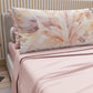 Courtepointe Unie en Velours Poudre + Draps assortis et Taie d'oreiller Digitale