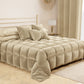 Sofa Cushions, Cream Bow Velvet Furnishing Cushions 1pc