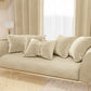 Sofa Cushions, Cream Bow Velvet Furnishing Cushions 1pc