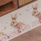 Tapis de cuisine antidérapant Pâques, couloir Pâques, lavable Fleur de cerisier