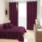 Quilt, Double Face Winter Quilt in Soft and Warm Velvet and Plum Microfibre
