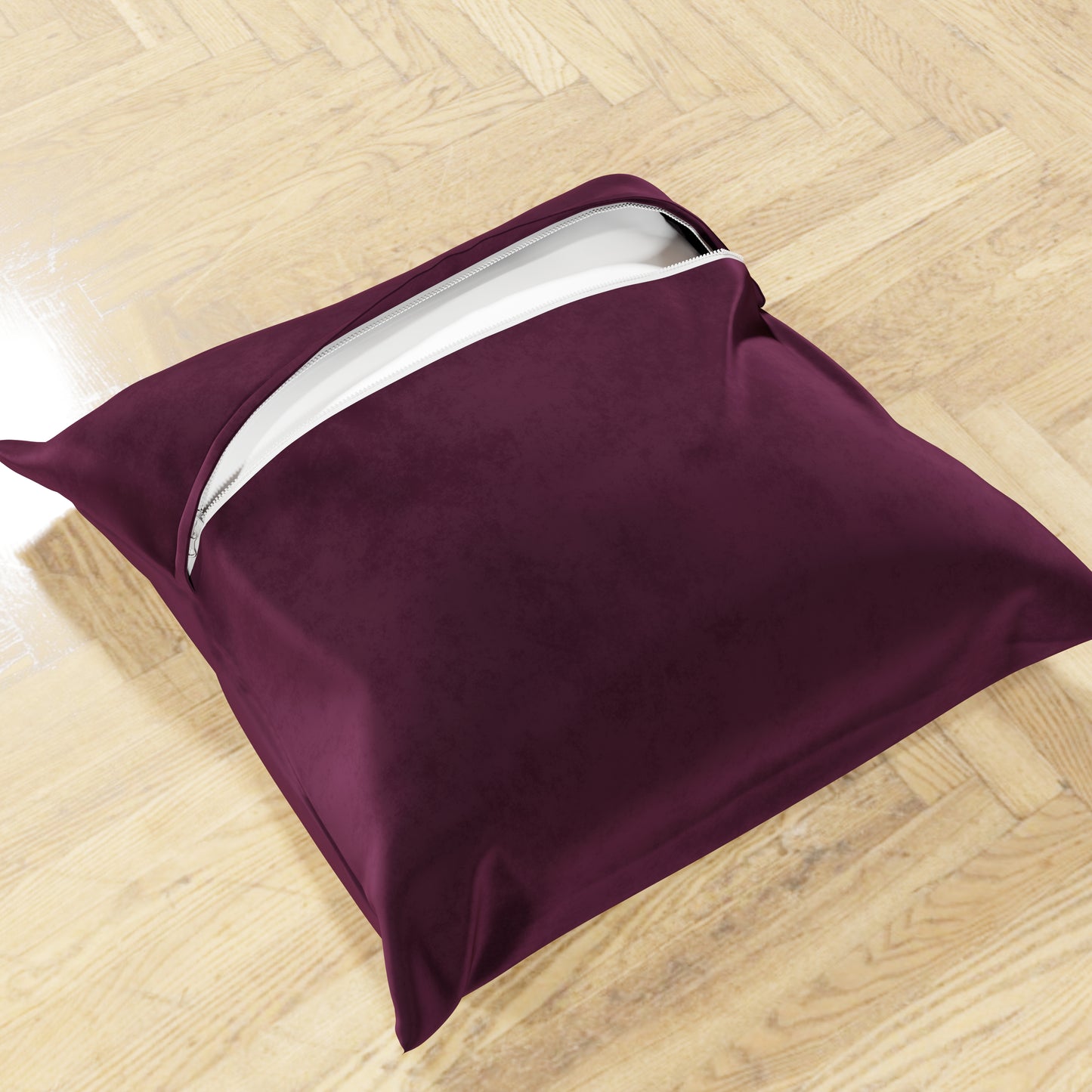 Velvet Cushions, Sofa Cushion Covers, Furnishing Cushions 2pcs Plum