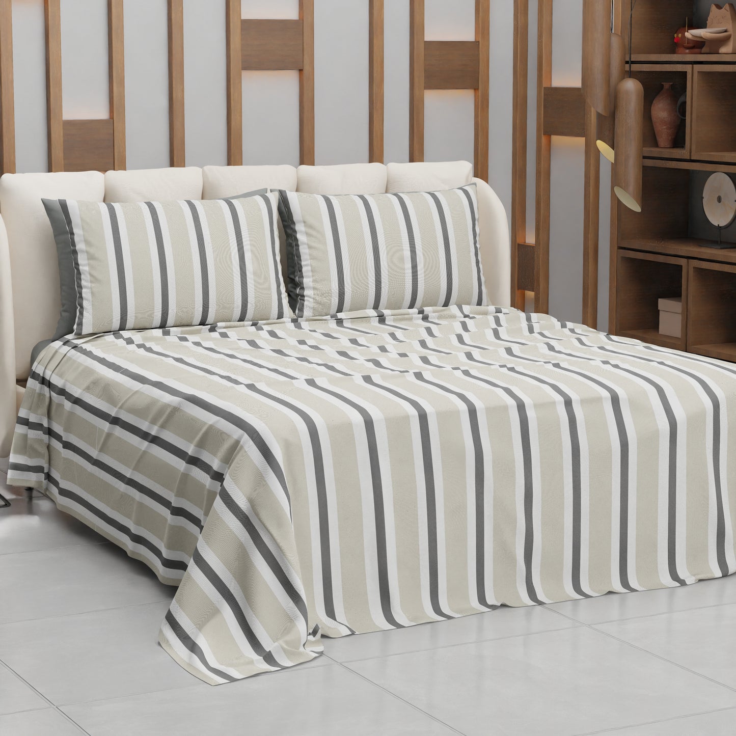 Copriletto Estivo, Coperta Leggera, con Federe Mille Righe 31
