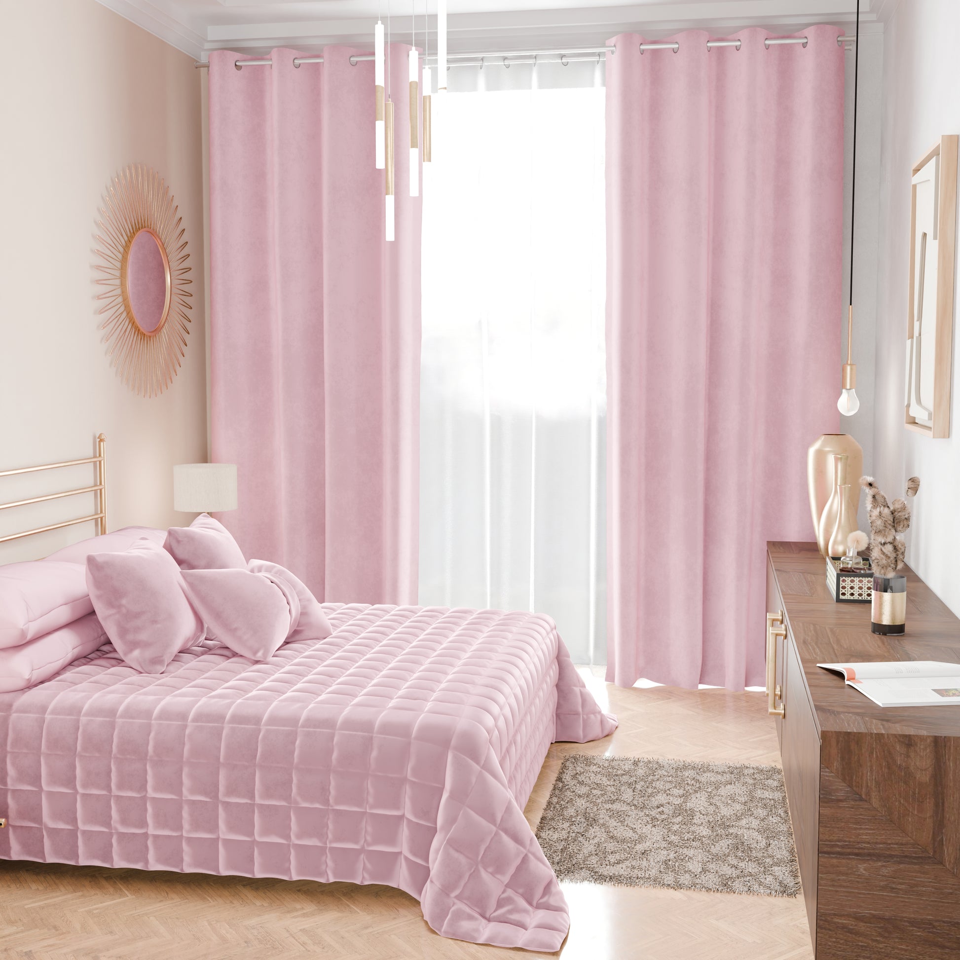Riad Arredo Trapuntino Matrimoniale Minimal Tinta Unita Primaverile Estivo Leggero 250x250 cm - Copriletto Trapuntato in Morbida Microfibra - Bali Rosa Antico Riad Arredo Trapuntino Matrimoniale Minimal Tinta Unita Primaverile Estivo Leggero 250x250 cm - Copriletto Trapuntato in Morbida Microfibra - Bali Rosa Antico