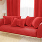Sofa Cushions, Furnishing Cushions in Red Bow Velvet 1pc