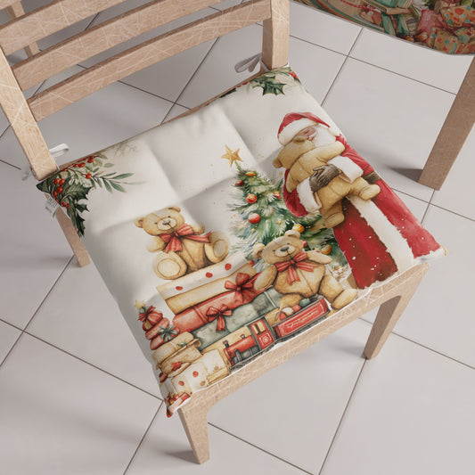 Cuscini per Sedie Natalizi Coprisedia Natalizi 6 Pezzi Sweet Santa