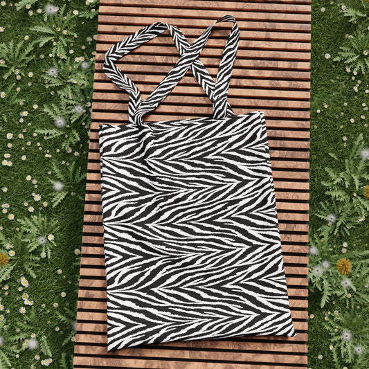 Sac cabas femme, Sac de courses réutilisable, Sac fourre-tout, Zèbre