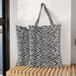 Women's Shopper Bag, Reusable Shopping Bag, Tote Bag, Zebra