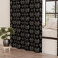 Indoor Furnishing Curtain in Panels with Diamond Bow Rings