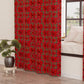 Indoor Furnishing Curtain in Panels with Tartan Bow Rings