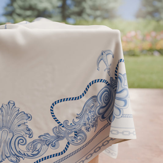 Nappe de table anti-taches, protège-table de cuisine Ancre