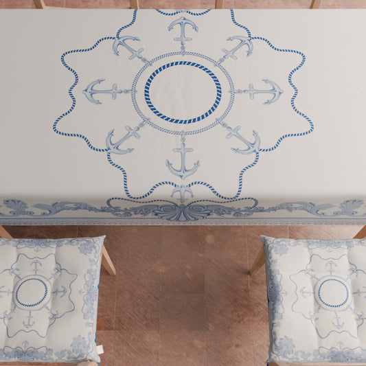 Coussins pour Chaises Housses de Chaise 6 Pièces Ancre