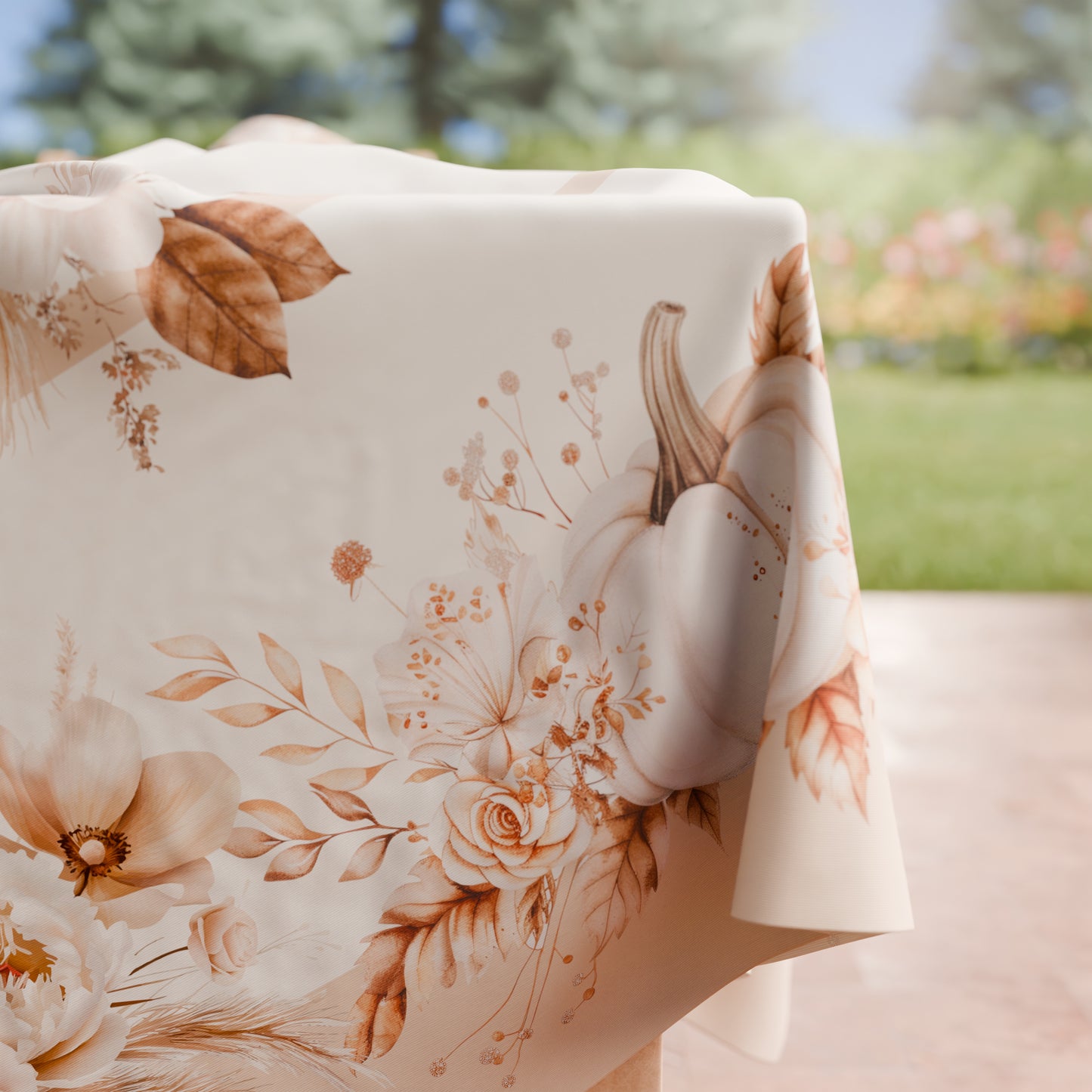 Tovaglia da tavola Antimacchia, Copritavolo da Cucina Autumn Flowers