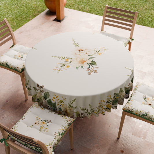 Tovaglia Rotonda Antimacchia Elegante - Ideale per cucina e sala da pranzo - Botanical