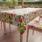 Stain-resistant tablecloth, kitchen table cover, butterflies