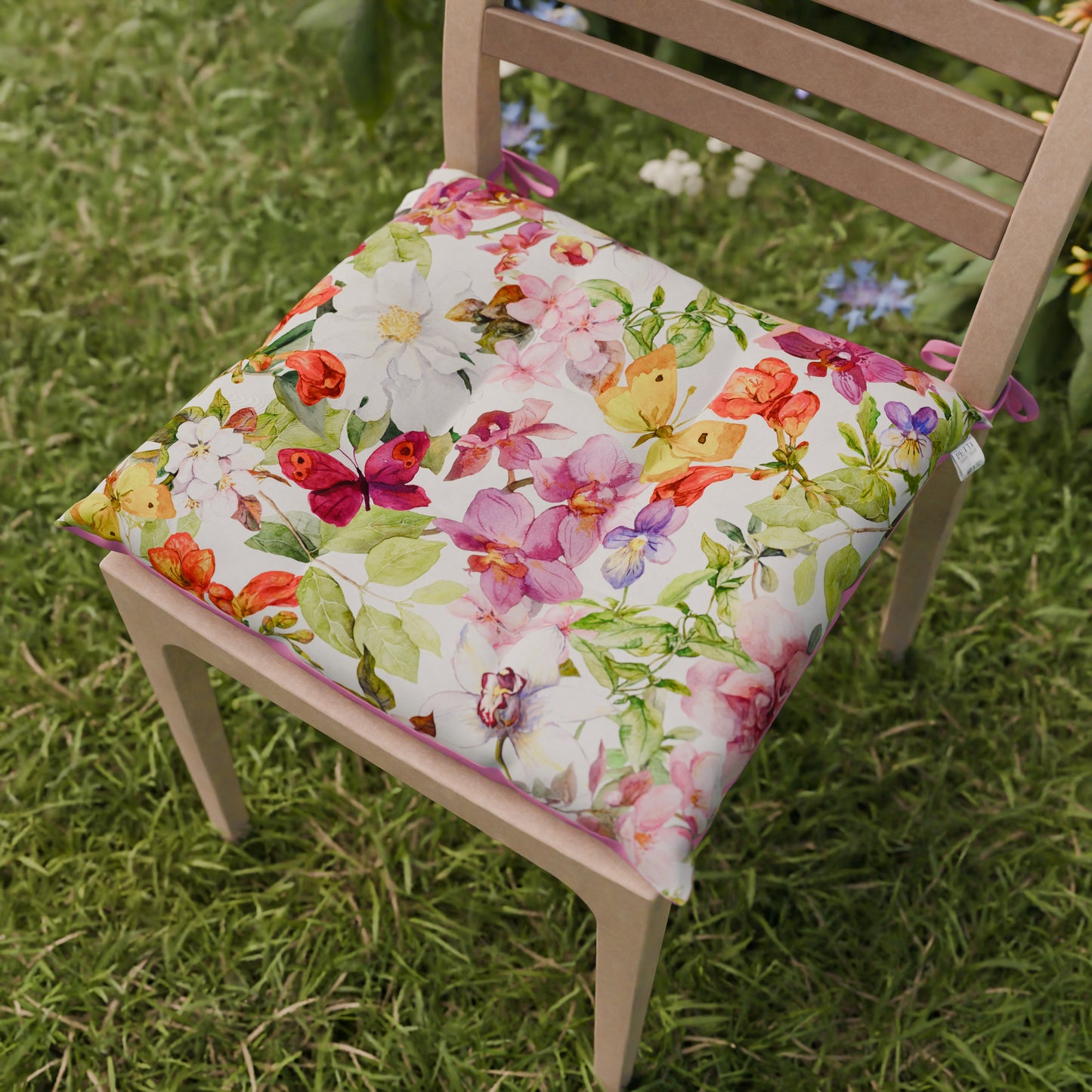 Chair Cushions Chair Covers 6 Pieces Butterflies