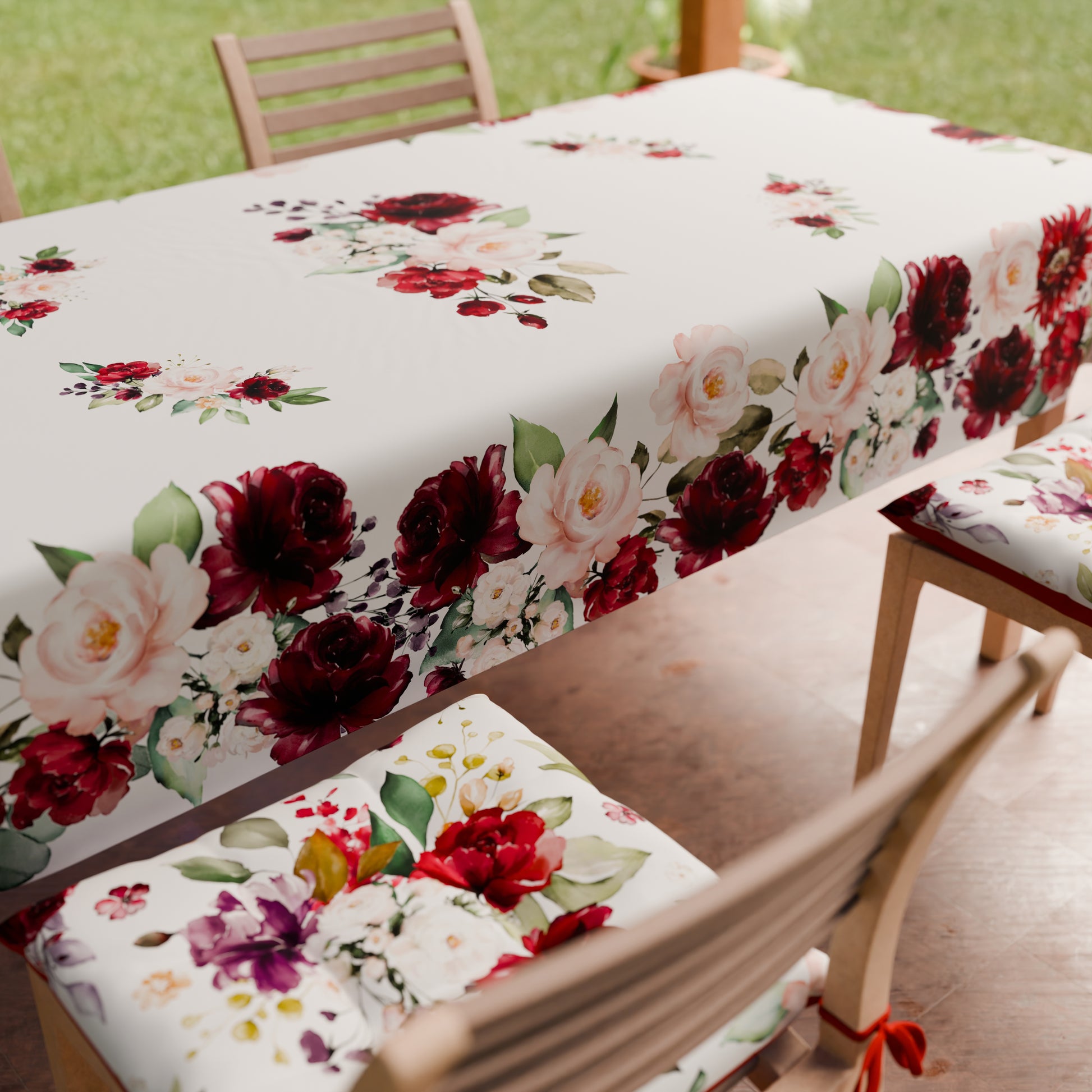 Centro tavola in mistolino Arcolaio Rosa Rose paglia rosso bianco Centro tavola in mistolino Arcolaio Rosa Rose paglia rosso bianco