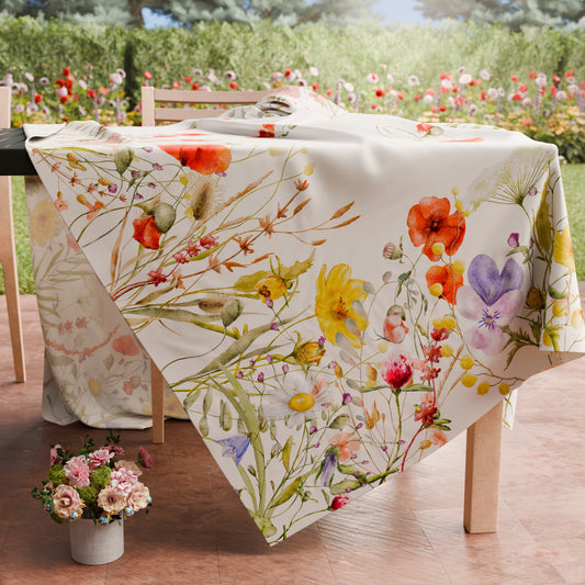 Tovaglia da tavola Antimacchia, Copritavolo da Cucina, Floreale-10