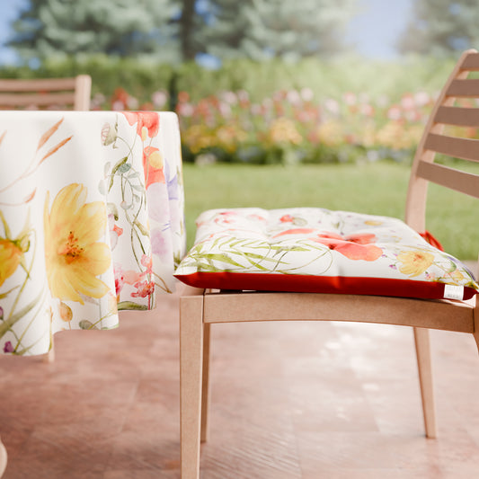 Nappe Ronde Anti-taches Élégante - Idéale pour cuisine et salle à manger - Floral 10