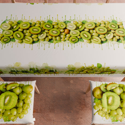 Coussins pour Chaises Housses de Chaise 6 Pièces Fruit - Kiwi et Raisin