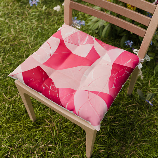 Cuscini per Sedie Coprisedia 6 Pezzi Geo - Cerchio Fucsia