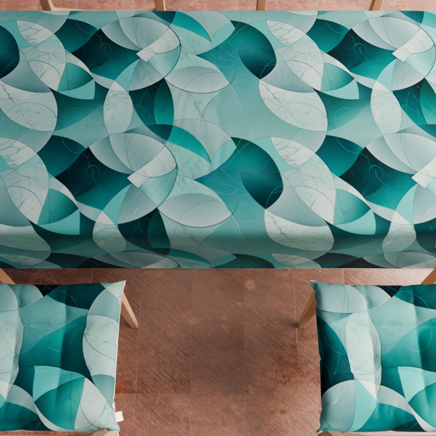 Cuscini per Sedie Coprisedia 6 Pezzi Geo - Cerchio Ottanio