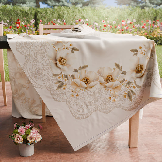 Tovaglia da tavola Antimacchia, Copritavolo da Cucina Magnolia