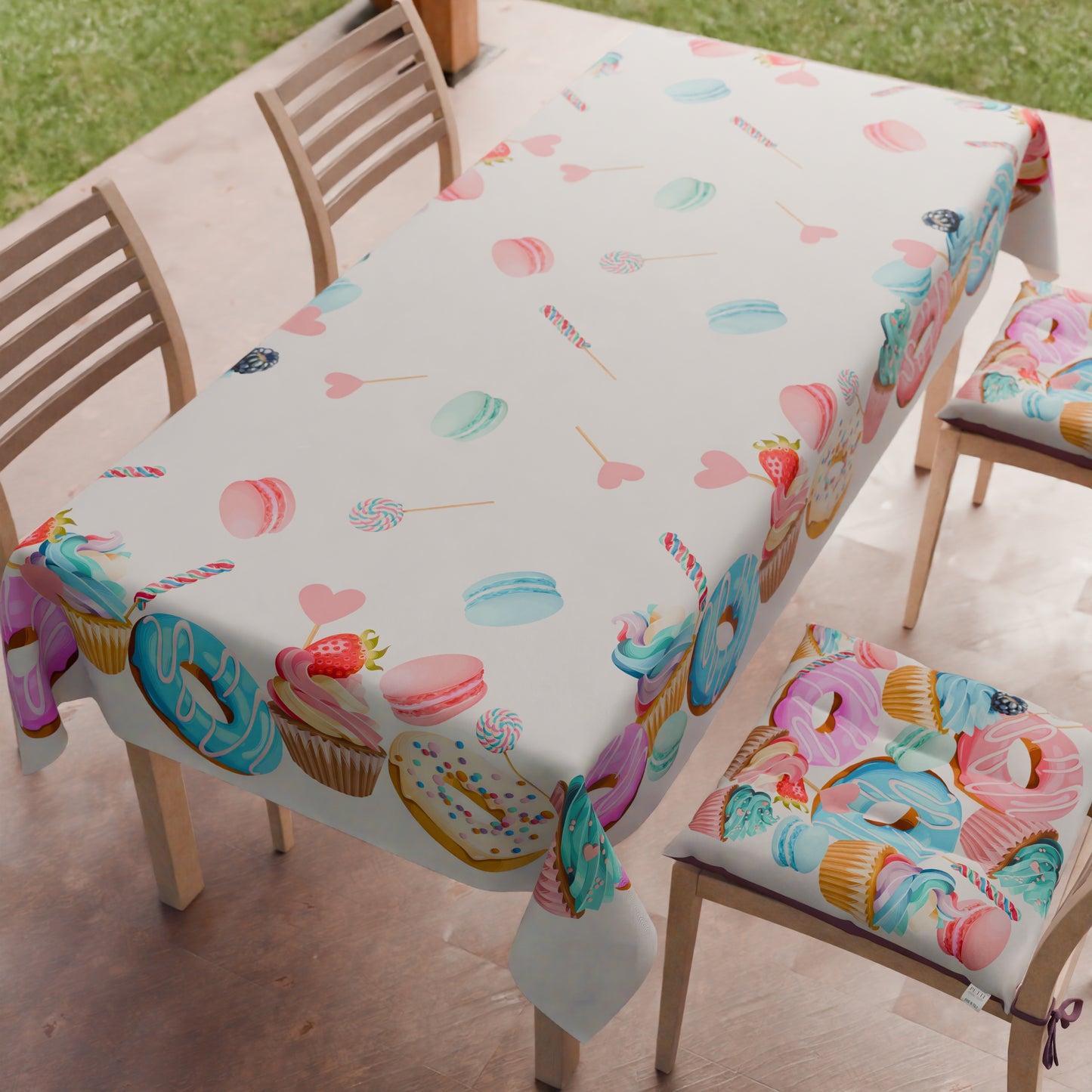 Nappe de table anti-taches, Protège-table de cuisine, Donuts