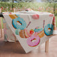 Nappe de table anti-taches, Protège-table de cuisine, Donuts