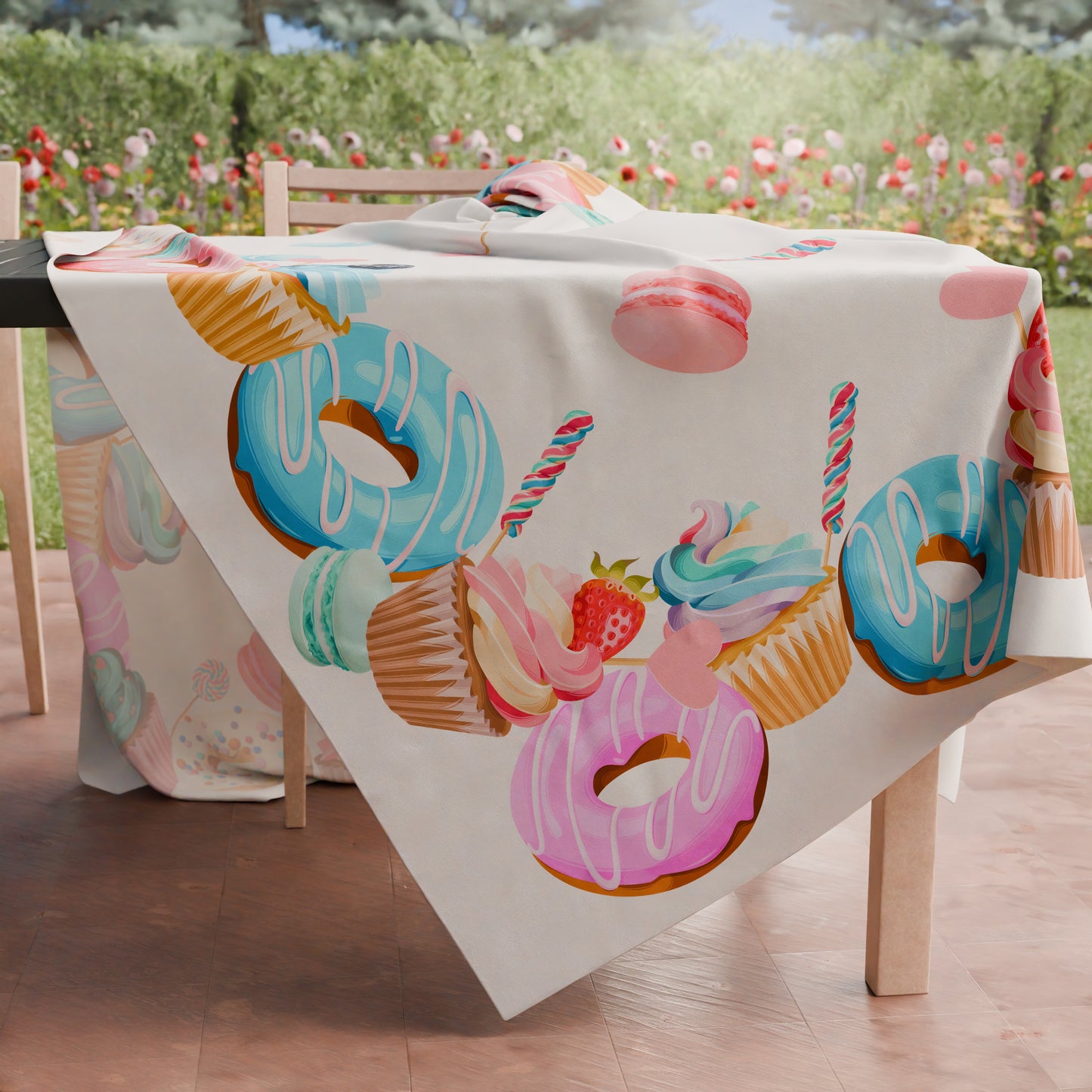 Nappe de table anti-taches, Protège-table de cuisine, Donuts
